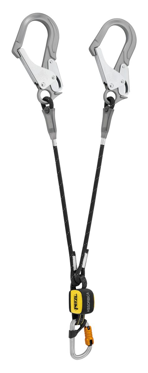 L012BB00-ABSORBICA-Y-80-MGO_LowRes დაცვის ულვაში კარაბინით Lanyard ABSORBICA-Y MGO INT 80CM L012BB00 - Image 1