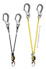 დაცვის ულვაში კარაბინით LANYARD ABSORBICA-Y FLEX MGO EUROPEAN 150CM L014CA01
