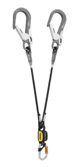 დაცვის ულვაში კარაბინით LANYARD ABSORBICA-Y FLEX MGO EUROPEAN 150CM L014CA01 - Image 6