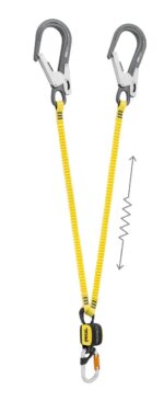 დაცვის ულვაში კარაბინით LANYARD ABSORBICA-Y FLEX MGO EUROPEAN 150CM L014CA01 - Image 7