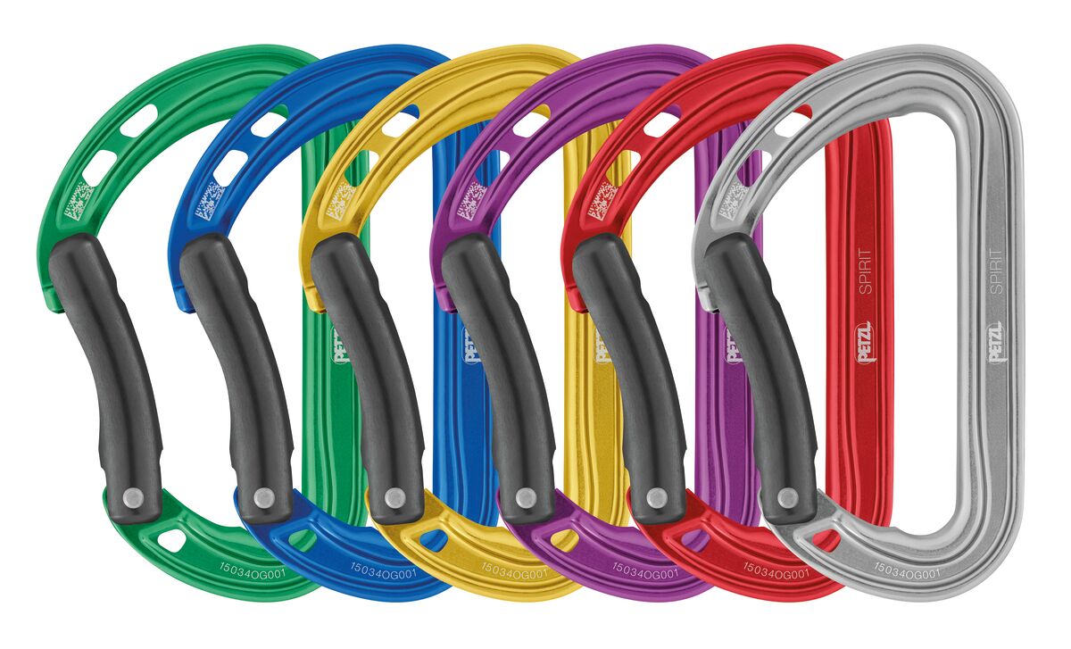 M061AB01-Pack-de-6-mousquetons-SPIRIT_LowRes.jpeg კარაბინი Carabiners SPIRIT Bent M061AB01 - Image 1
