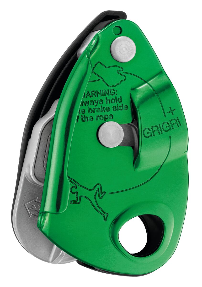 D015AA02-GRIGRI-PLUS-GREEN_LowRes თოკზე დასაშვები ინსტრუმენტი Belay Device GRIGRI + GREEN D015AA02 - Image 1